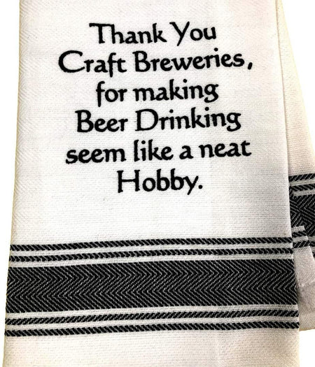 Craft Breweries Tea Towel