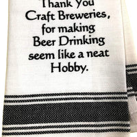 Craft Breweries Tea Towel