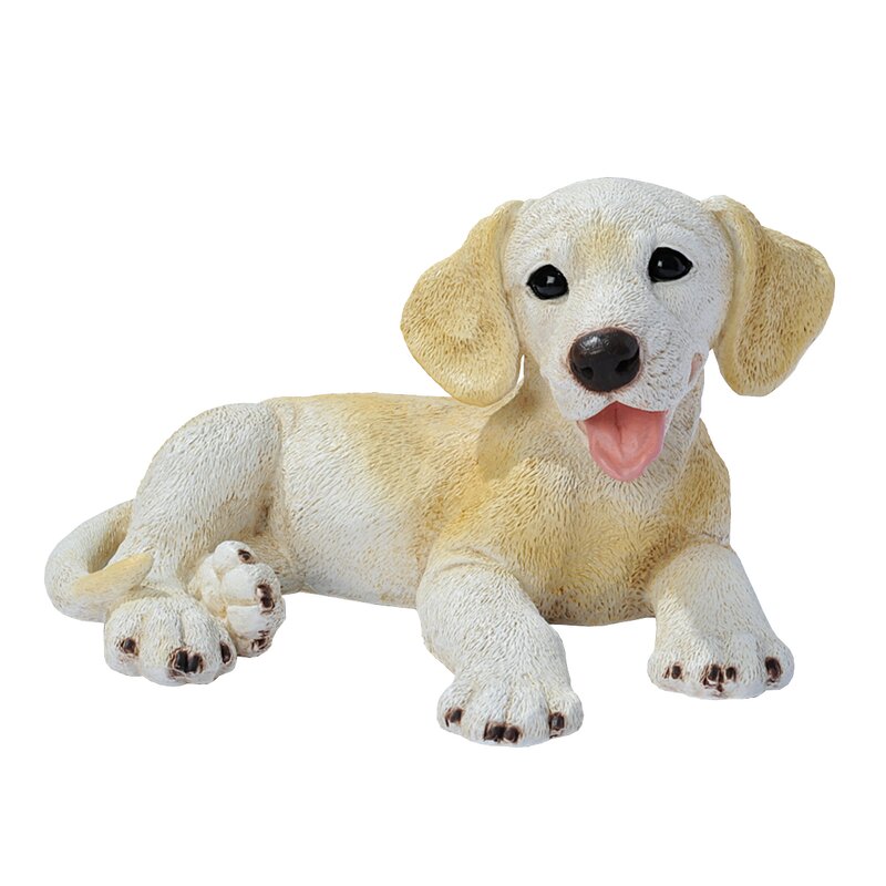 Yellow Labrador Puppy Statu