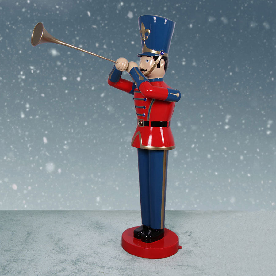 Large Trumpeting Soldier Statue