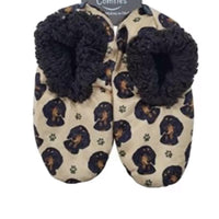 Dachshund Black Slippers