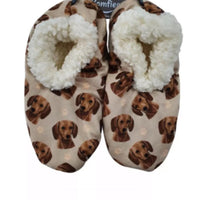 Dachshund  Red Slippers