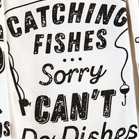 Dad Excuses Lakeside Towel