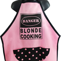 Danger- Blonde Cooking Apron