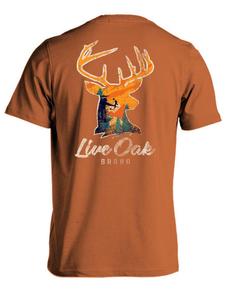 Deer Silhoette Terracotta Shir