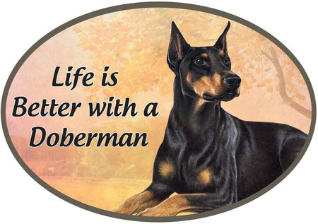 Doberman Car Magnet