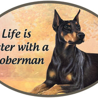 Doberman Car Magnet