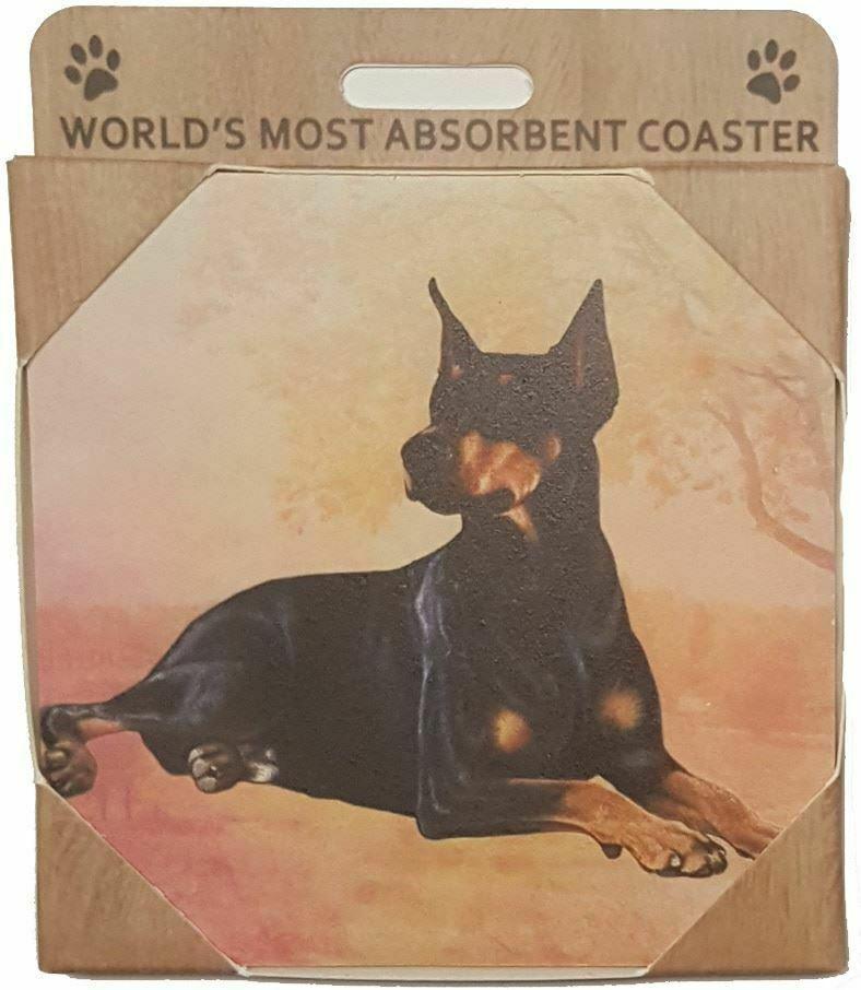 Doberman Coaster Sq.