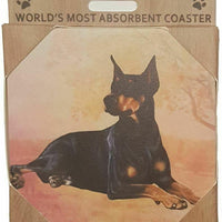 Doberman Coaster Sq.