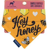 Dog Bandana Honey- Large