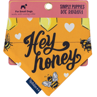 Dog Bandana Honey- Small