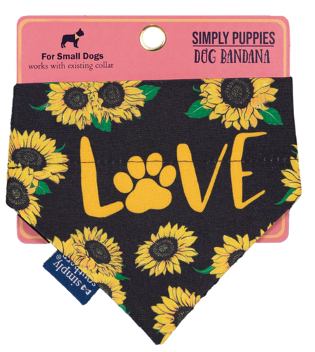 Dog Bandana Love- Small