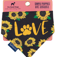 Dog Bandana Love- Small