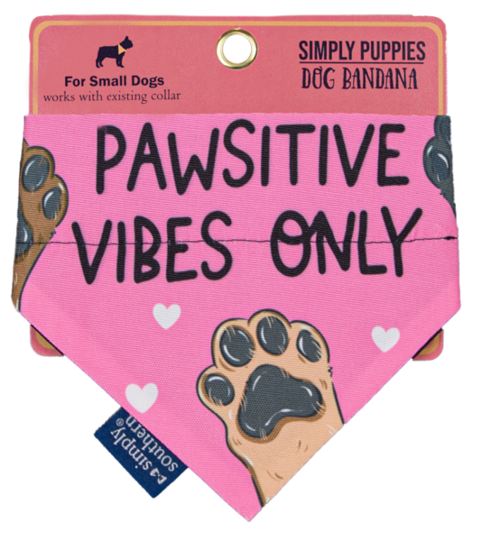 Dog Bandana Pawsitive- Small