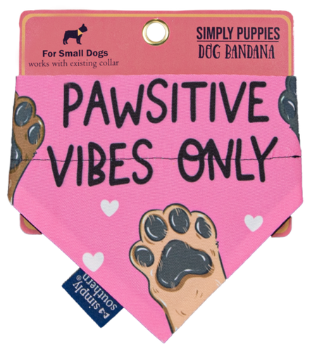 Dog Bandana Pawsitive- Small
