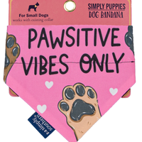Dog Bandana Pawsitive- Small