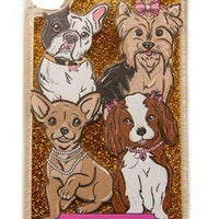 Dog Gold Sparkle Phone Case
