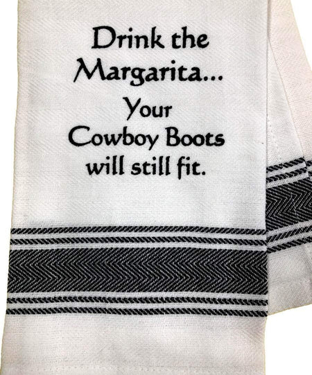 Drink The Margarita Tea Towel
