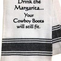 Drink The Margarita Tea Towel