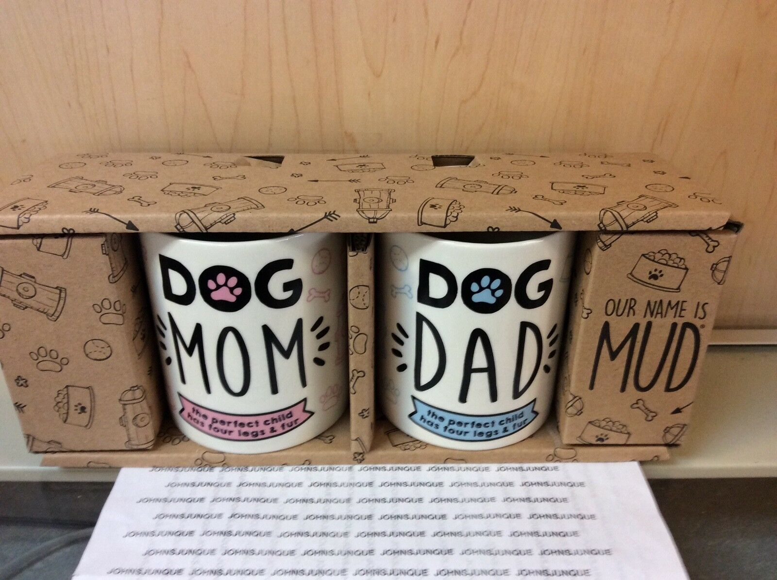 Dog Mom Dog Dad Mug Set