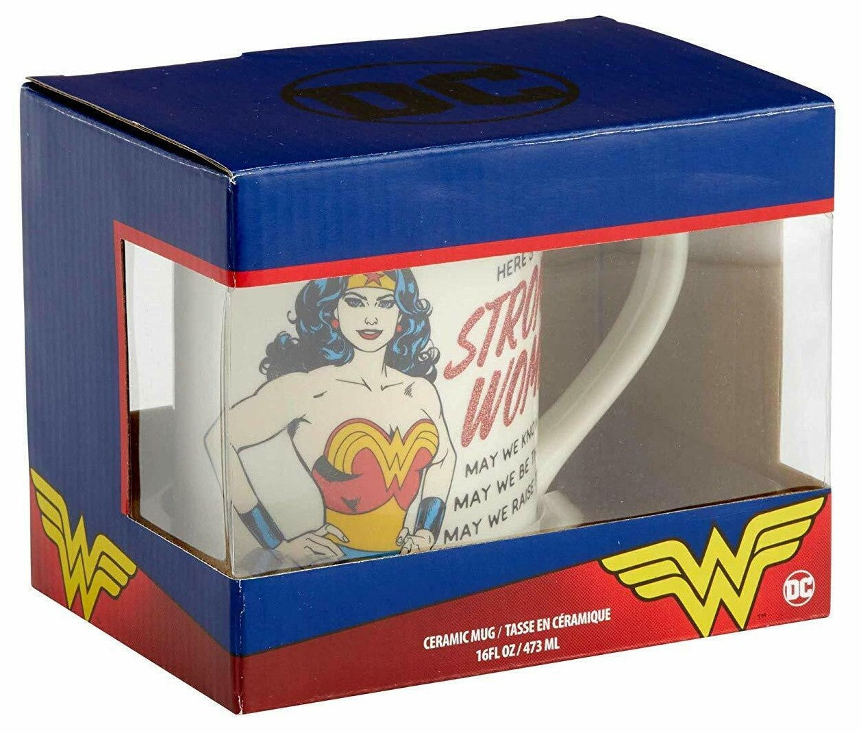 DC Wonder Woman Mug Strong Mom