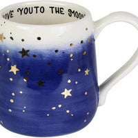 Galaxy Sculpt Blue Mug
