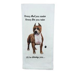 Every Bite Towel- Brindle Pit Bull