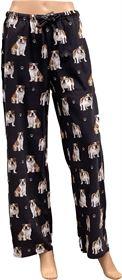 Bulldog Pajama Bottoms