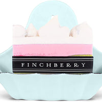 Blue Scalloped Soap Dish