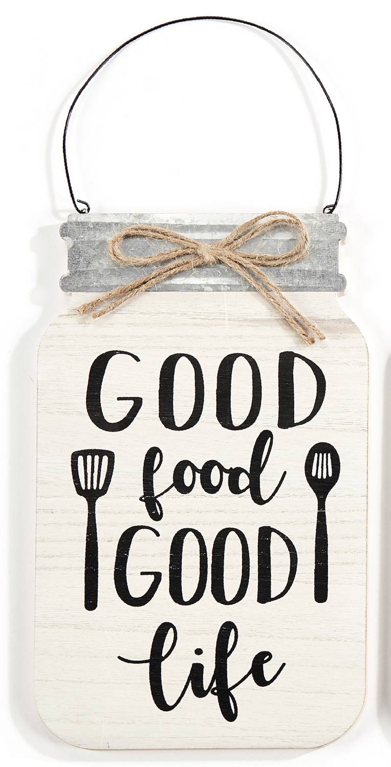 Jar Shaped Wall Sign