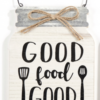 Jar Shaped Wall Sign