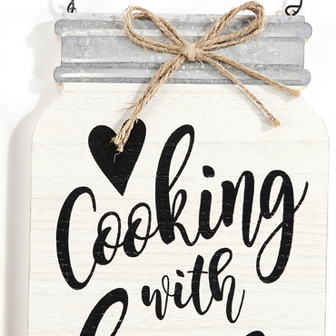 Jar Shaped Wall Sign