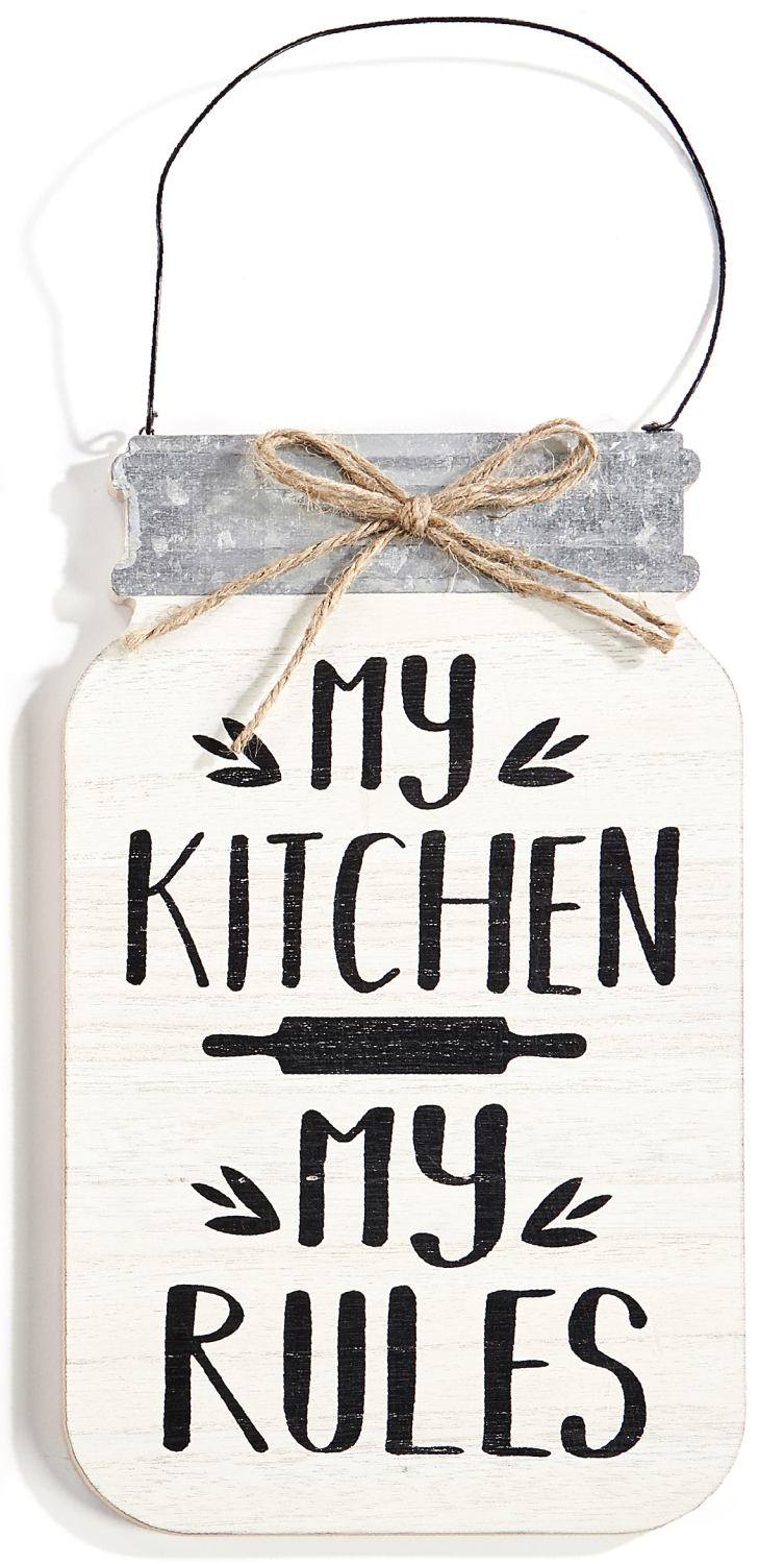 Jar Shaped Wall Sign