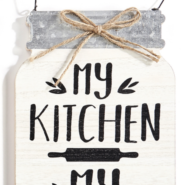 Jar Shaped Wall Sign