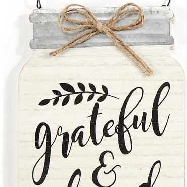 Jar Shaped Wall Sign