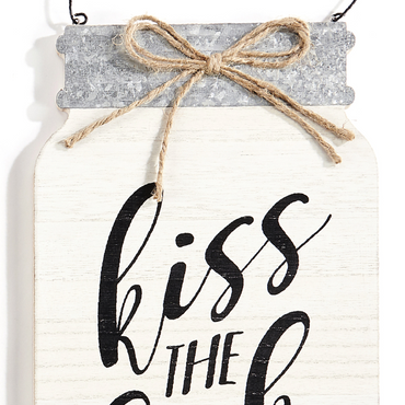 Jar Shaped Wall Sign