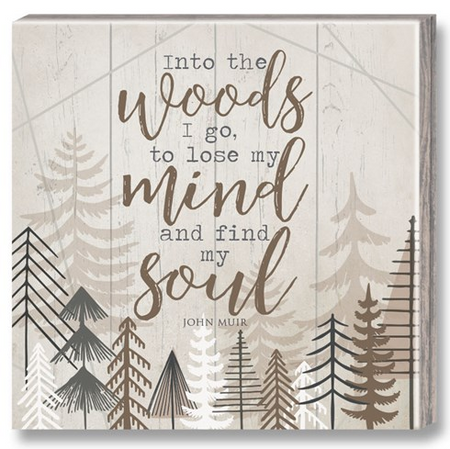 Wooden Nature Wall Plaque