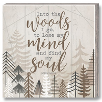 Wooden Nature Wall Plaque