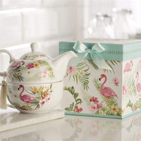 Flamingo China Tea Set for One