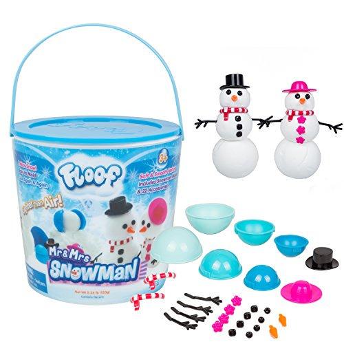 Floof Mr & Mrs Snowman Bucket
