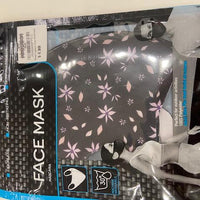 Flower Fashion Mask-Pink/Black