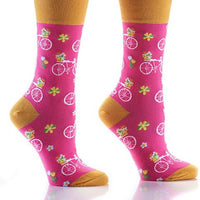 Flowers/Bikes Women's Yo Sox
