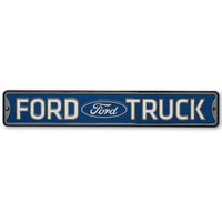 Ford Metal Truck Street Sign