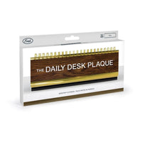 Fred Daily Desk Plaque-G
