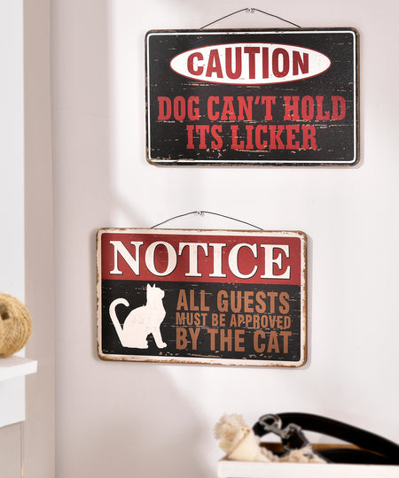 Caution Dog/Cat Signs