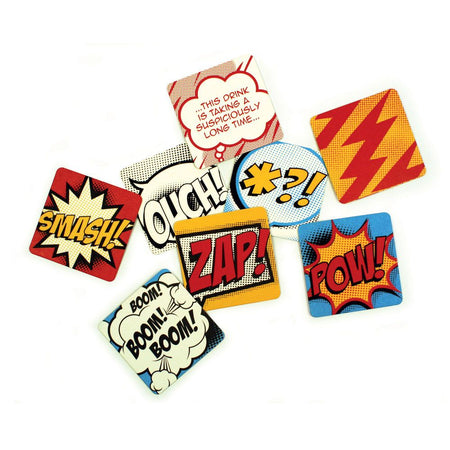 Comic Book Coasters