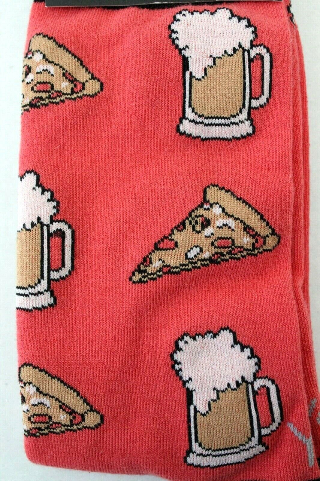 Beer and Pizza Men's Yo Sox