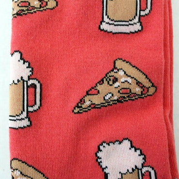 Beer and Pizza Men's Yo Sox