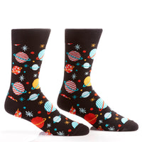 Cttn,Plstr&Spx MenCrew Sock Ga