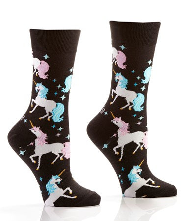 Ctn&Plst. Wm Crew Sock Unicorn